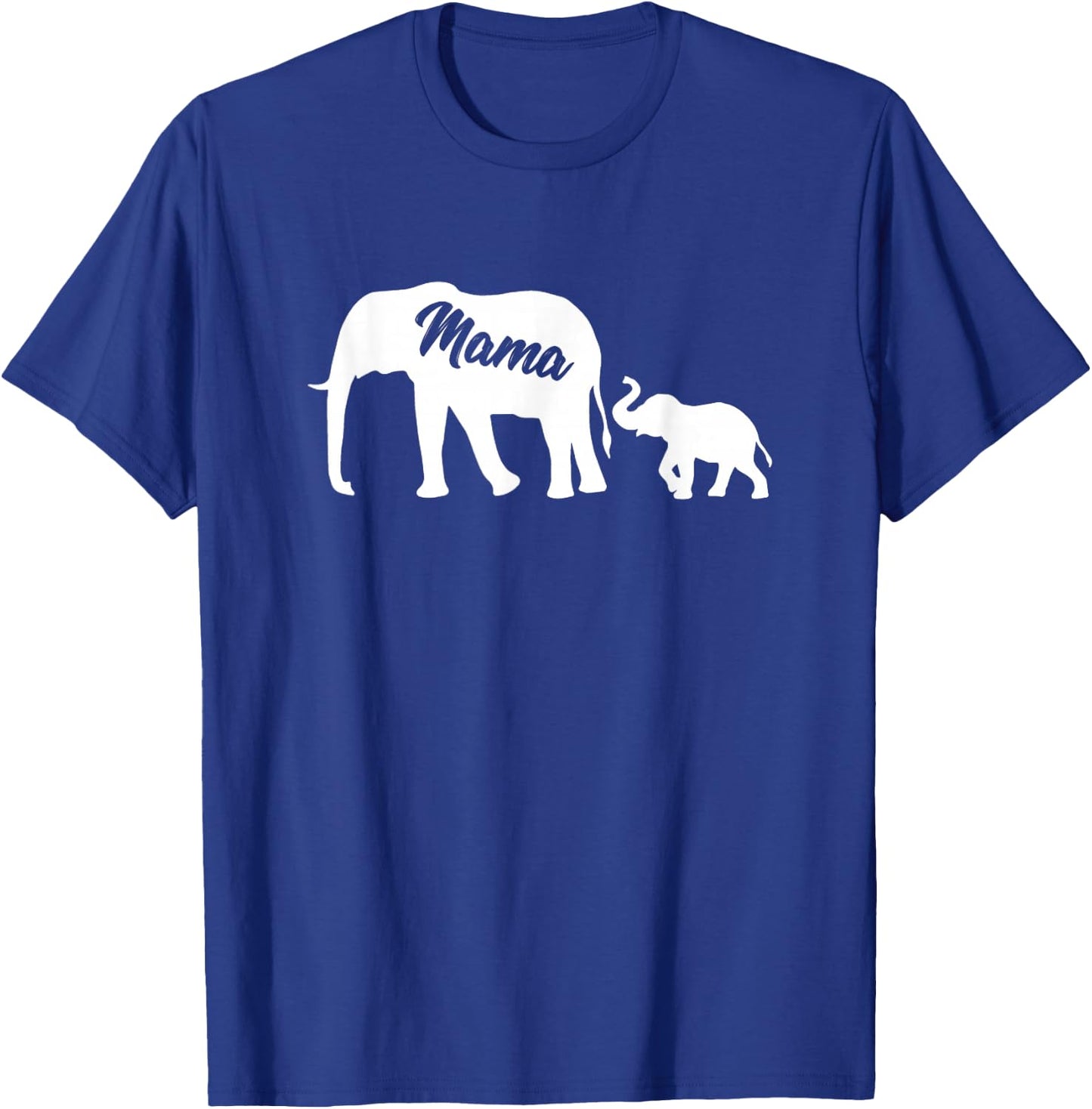 Elephant Mama With Baby Mother's Day Mom Gift T-Shirt - T-Shirt | Royal