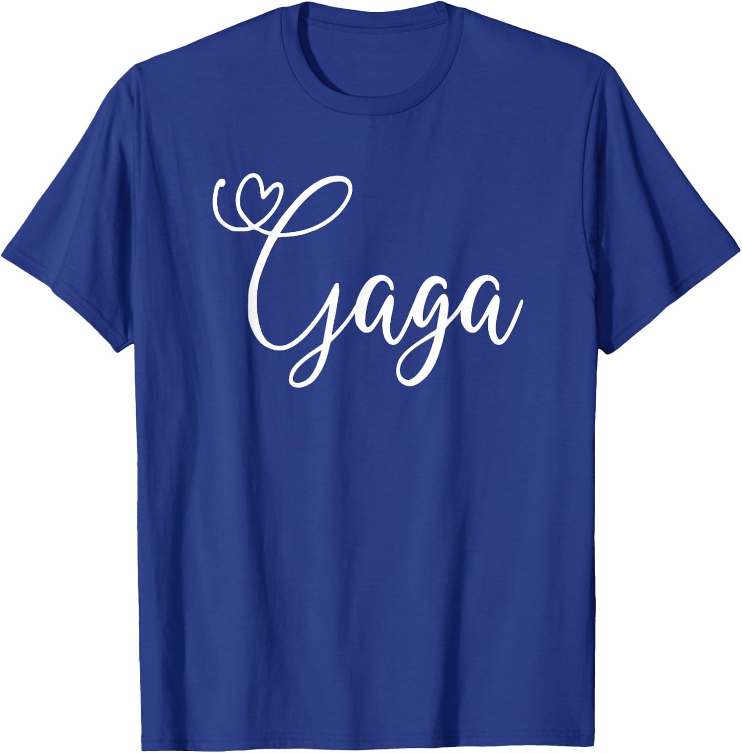 Gaga Cute Heart Grandma T-Shirt - T-Shirt | Royal