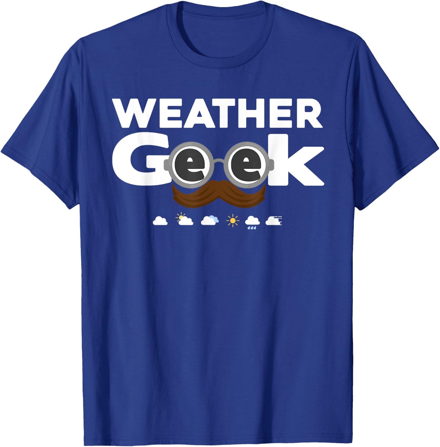 Meteorology Design Women Weather Geek Meteorologist T-Shirt - T-Shirt | Royal