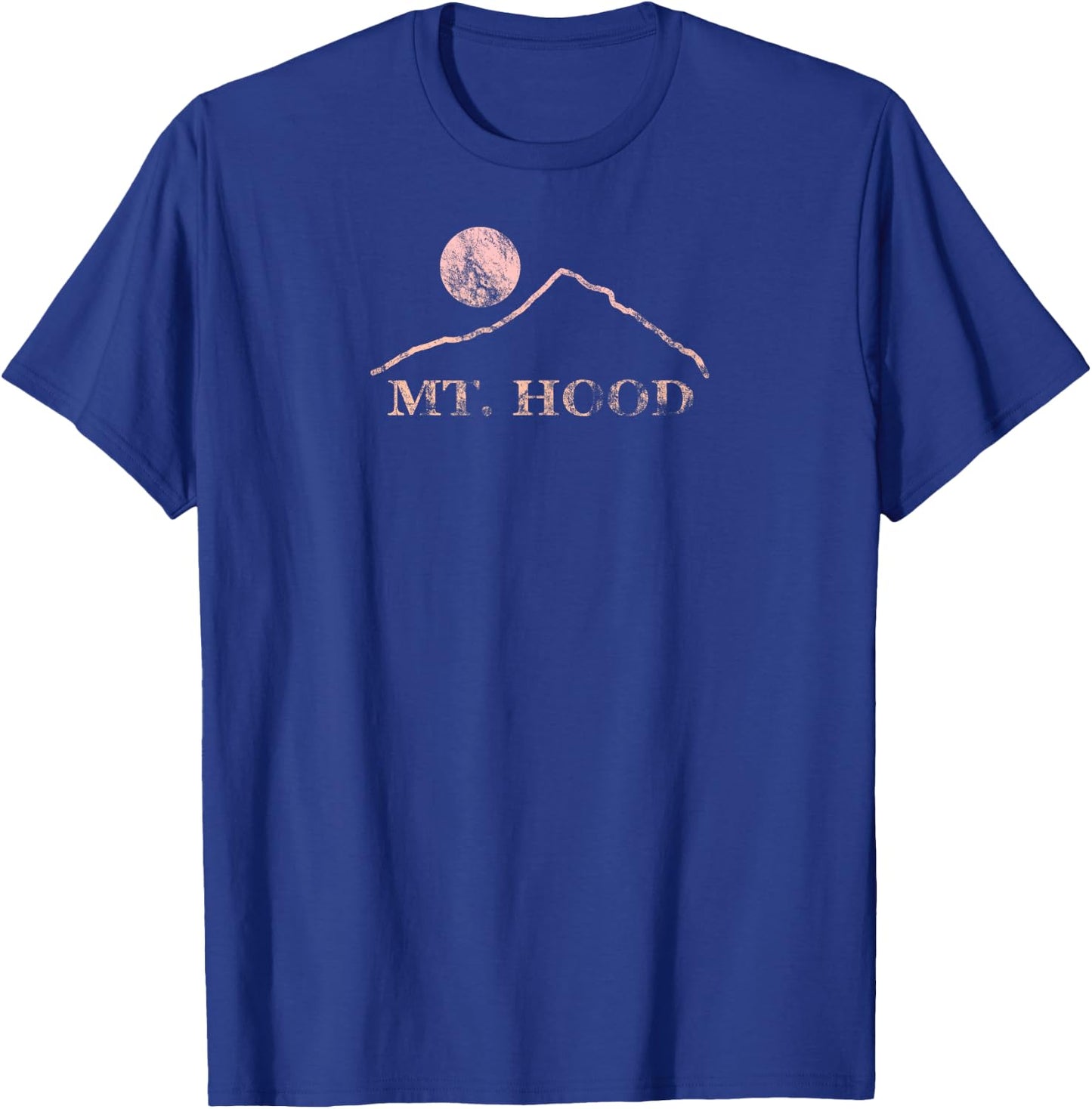 Mt. Hood Mountains Oregon Road Trip Hiking Mountain Range T-Shirt - T-Shirt | Royal