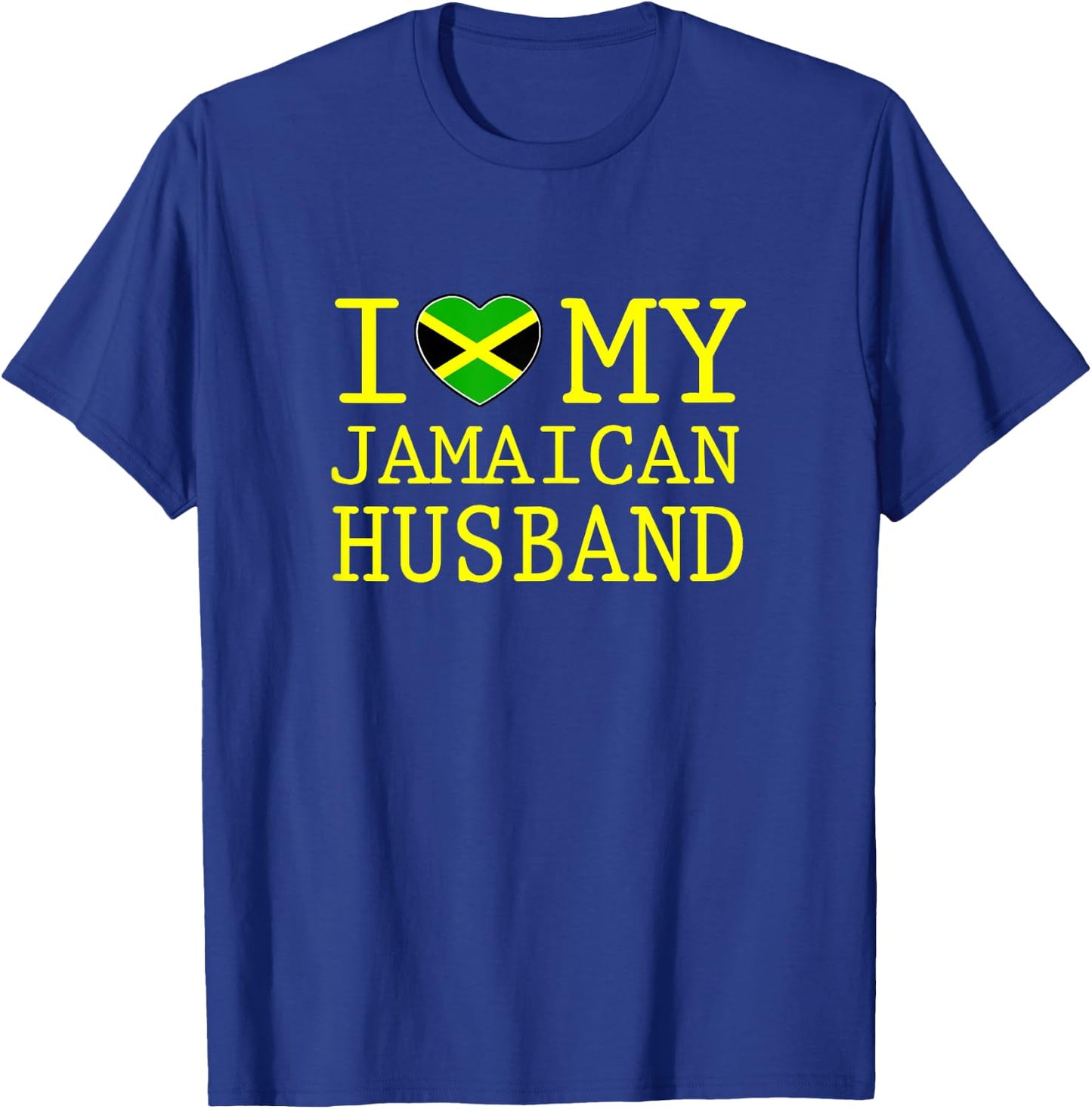 I love my Jamaican Husband T-Shirt - T-Shirt | Royal