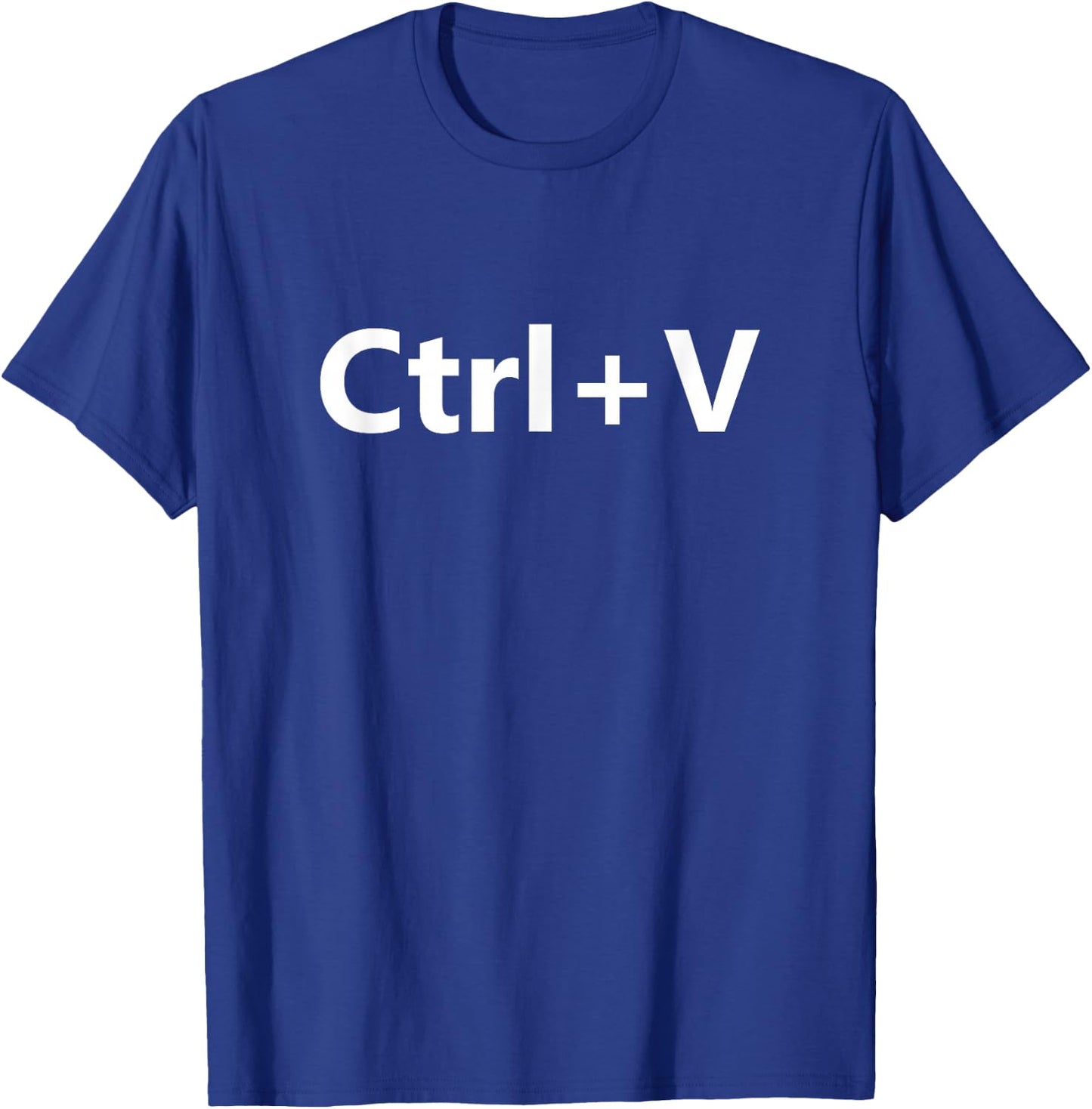 Ctrl V Family Matching Copy Paste T-Shirt - T-Shirt | Royal