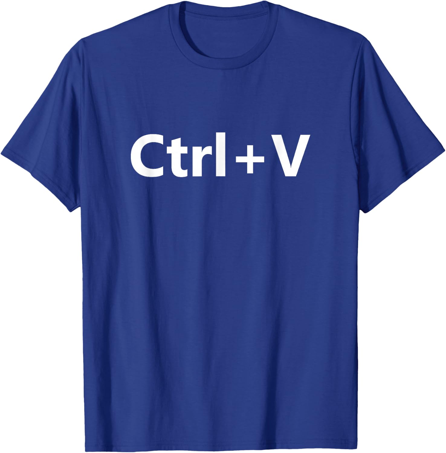 Ctrl V Family Matching Copy Paste T-Shirt - T-Shirt | Royal