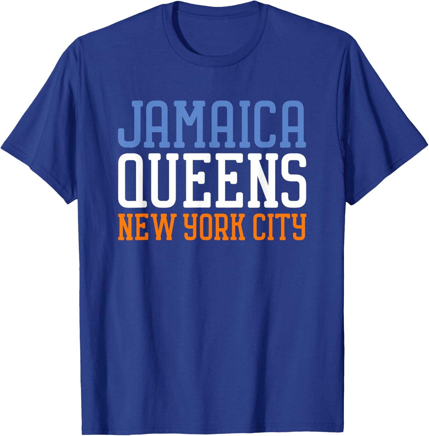 Jamaica Queens New York NY t shirt T-Shirt - T-Shirt | Royal