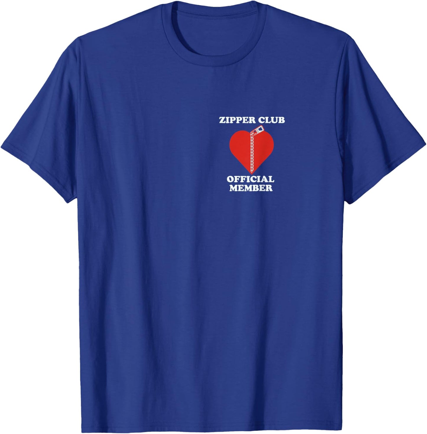 Zipper Club Official Member Open Heart Surgery T-Shirt - T-Shirt | Royal