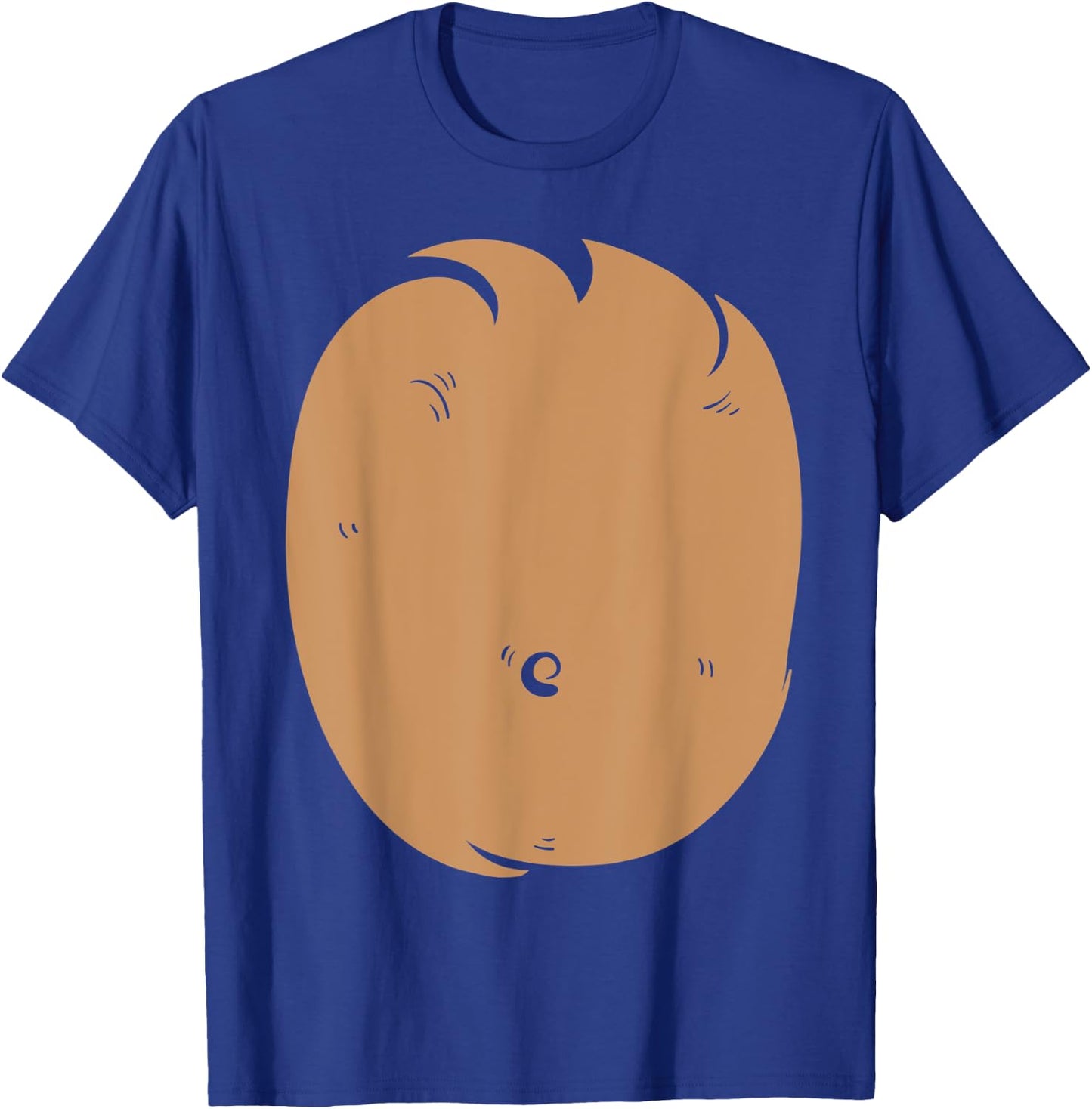 Monkey Ape Gorilla Belly Halloween Office Party Costume T-Shirt - T-Shirt | Royal