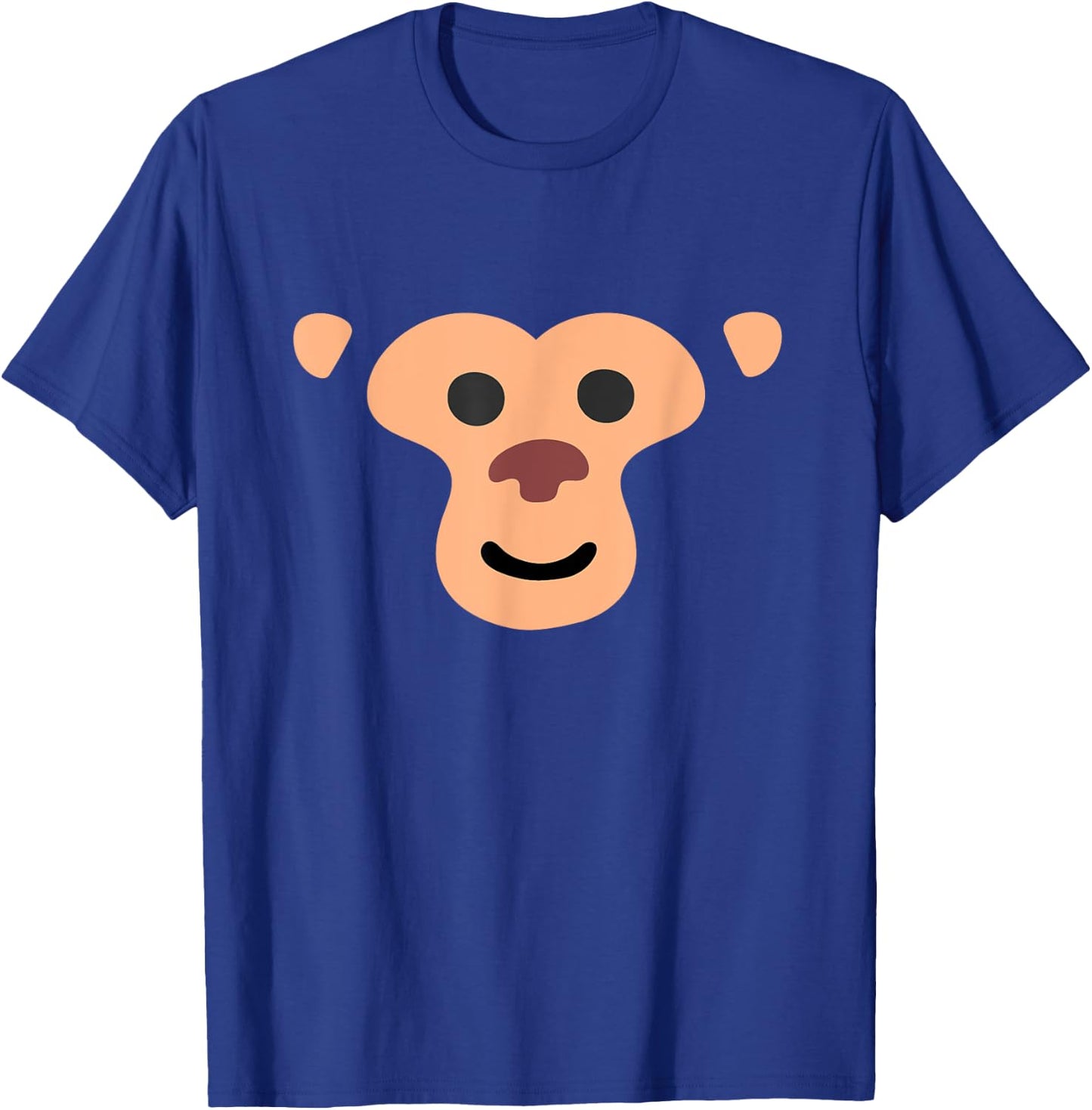 Cute Monkey Face Awesome Halloween Costume Gift T-Shirt - T-Shirt | Royal