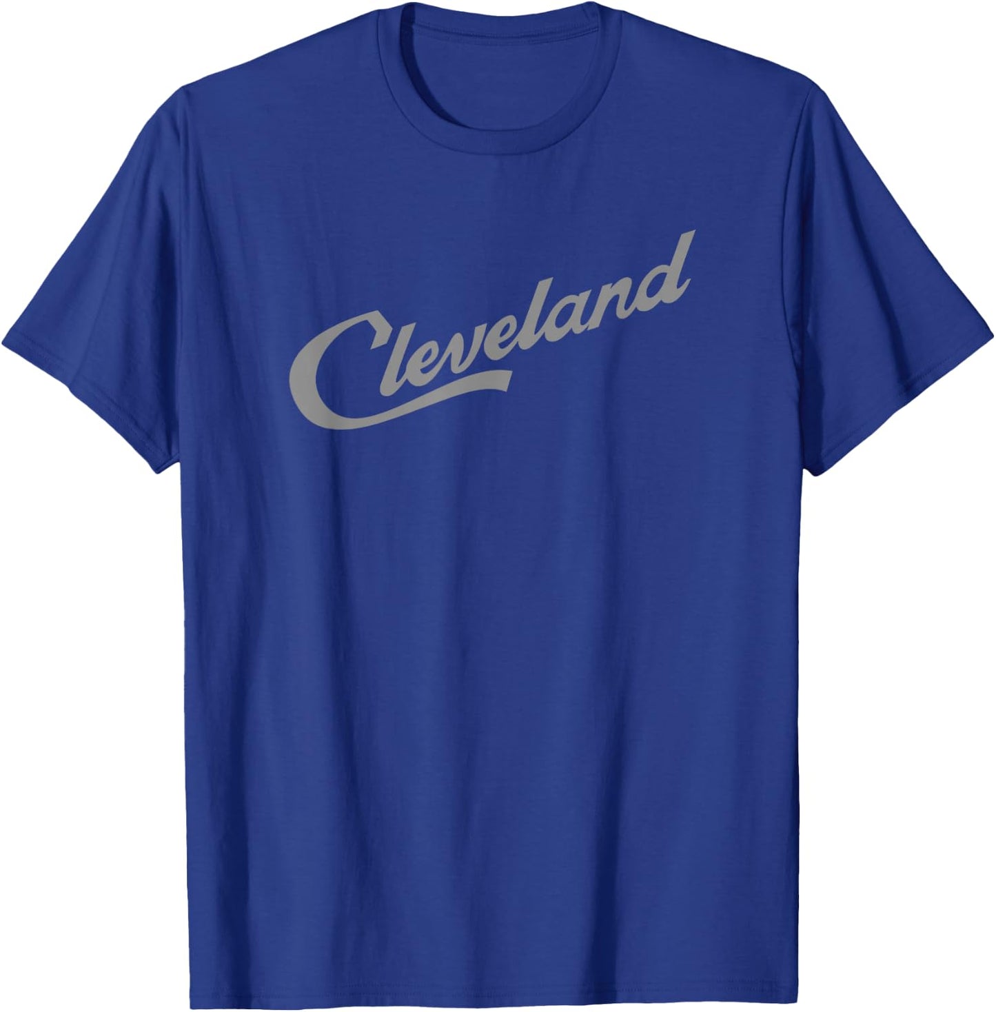 Cleveland Script Logo - Cleveland Ohio Shirt (gray) T-Shirt - T-Shirt | Royal