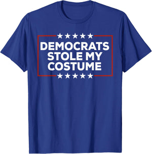 Trump 2024 Halloween Costume, Democrats Stole My Costume T-Shirt - T-Shirt | Royal