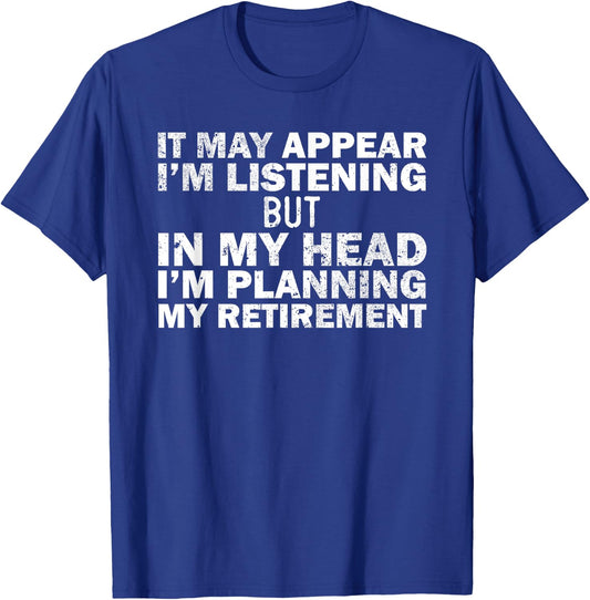 Almost Retired Gift Women Funny Retirement Humor T-Shirt - T-Shirt | Royal