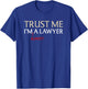Funny Lawyer Art Women Law School Bar Exam Attorney T-Shirt - T-Shirt | Royal