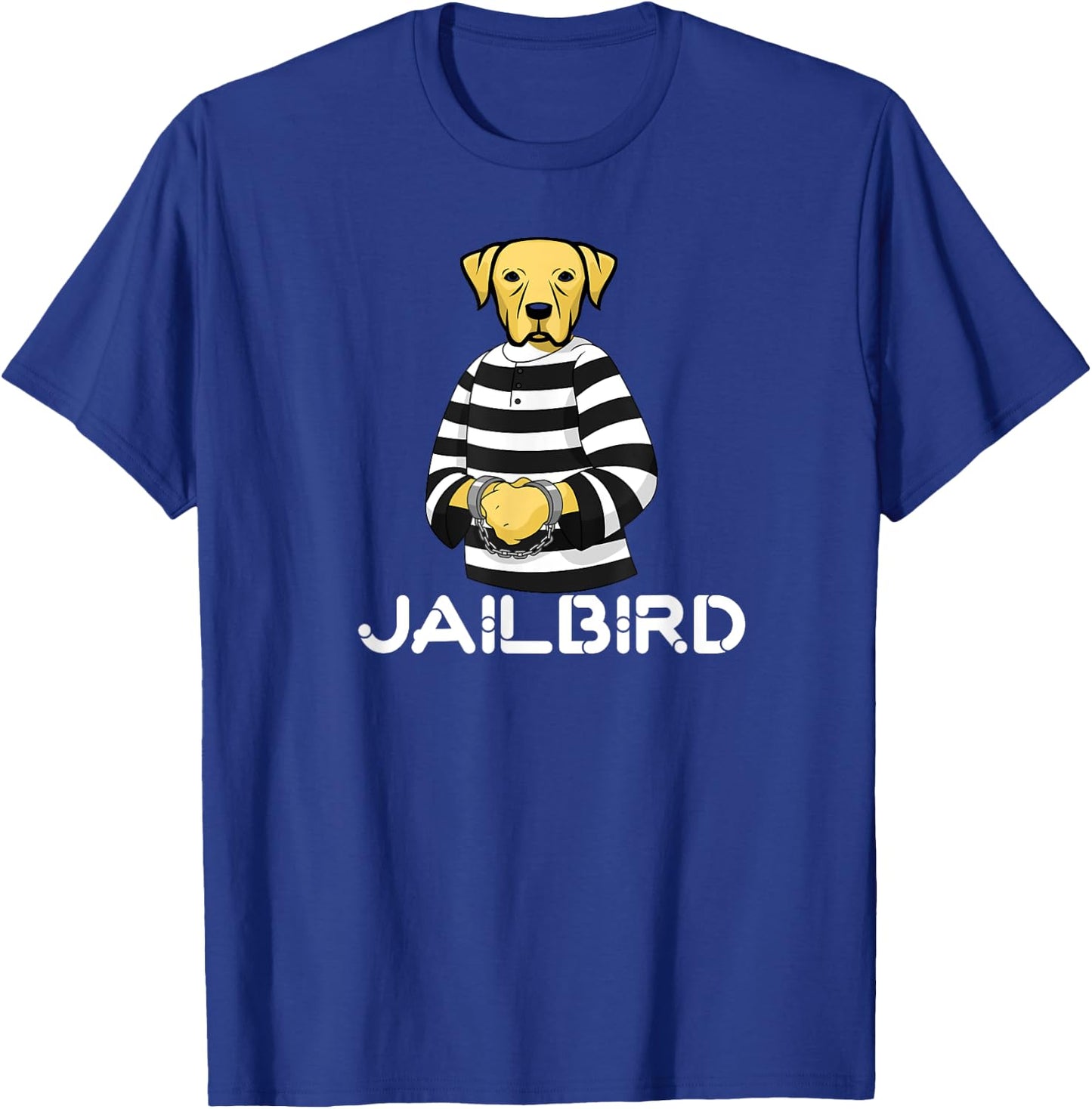 Funny Pet Puppy Dog Lovers Bad Jailbird Puppy T-Shirt - T-Shirt | Royal