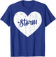 Storm School Sports Fan Team Spirit Mascot Heart Gift T-Shirt - T-Shirt | Royal