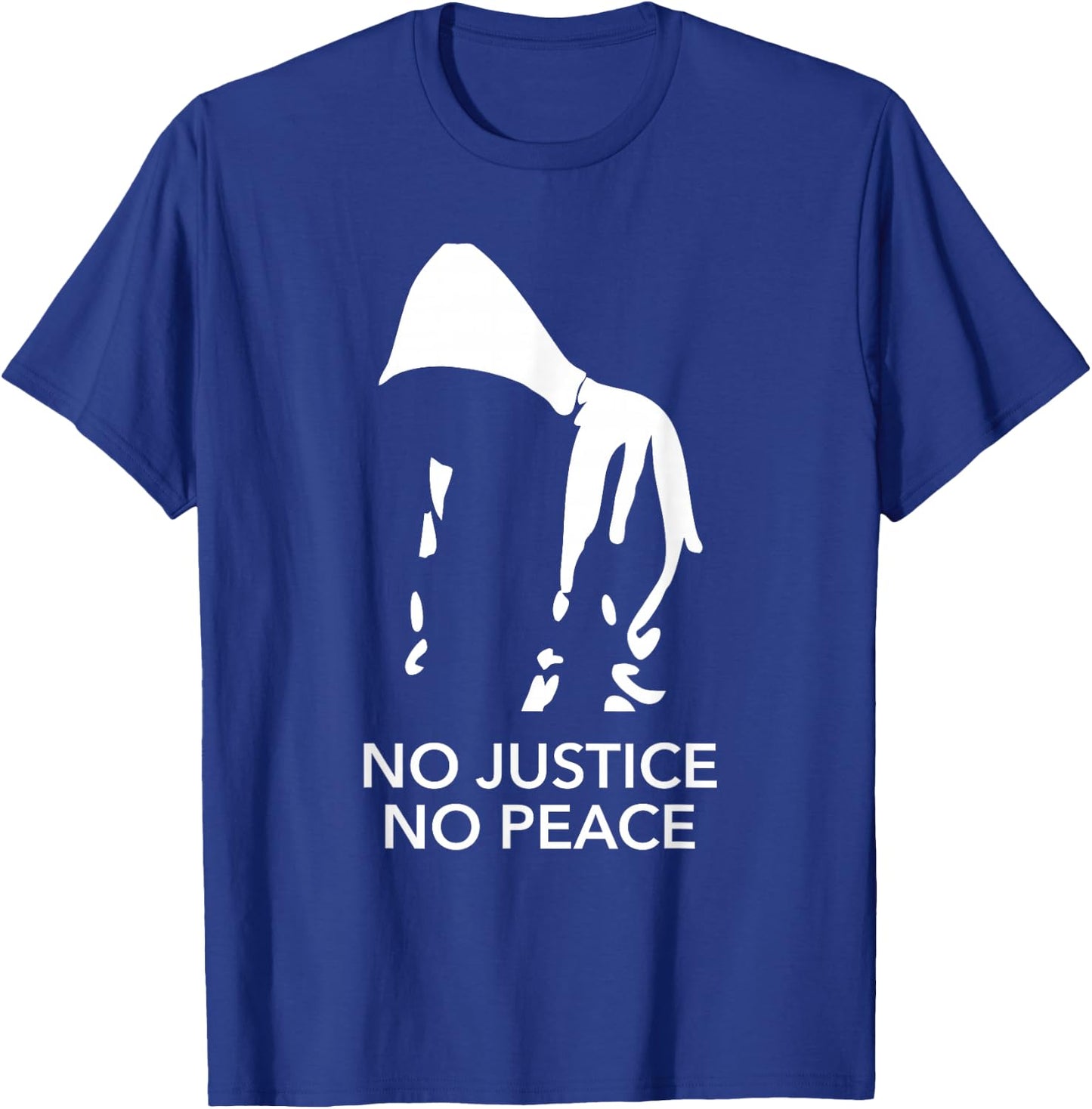 No Justice No Peace Black Lives Matter Shirt T-Shirt - T-Shirt | Royal