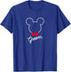 Disney Mickey Mouse Bowtie Groom Wedding Small T-Shirt - T-Shirt | Royal