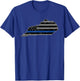 Kentucky State Police Kentucky State Trooper Thin Blue Line T-Shirt - T-Shirt | Royal