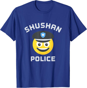Purim Costume Humorous Jewish Shirt Shushan Police Gift T-Shirt - T-Shirt | Royal