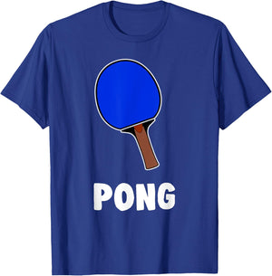 Couple Matching Halloween Costumes Pong Table Tennis T-Shirt - T-Shirt | Royal