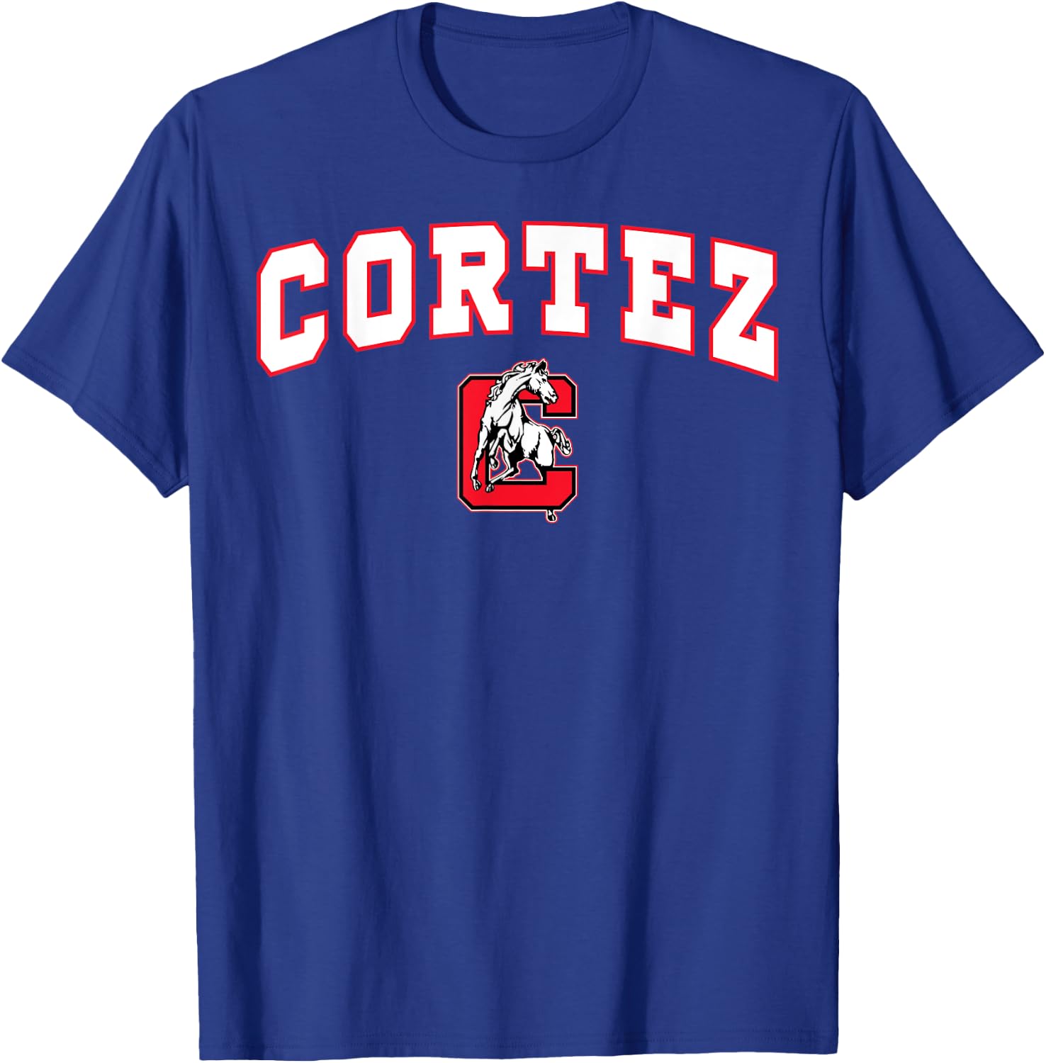 Cortez High School Colts C2 T-Shirt - T-Shirt | Royal