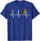 Western Tanager Shirt Songbird Heartbeat Birder Gift T-Shirt - T-Shirt | Royal