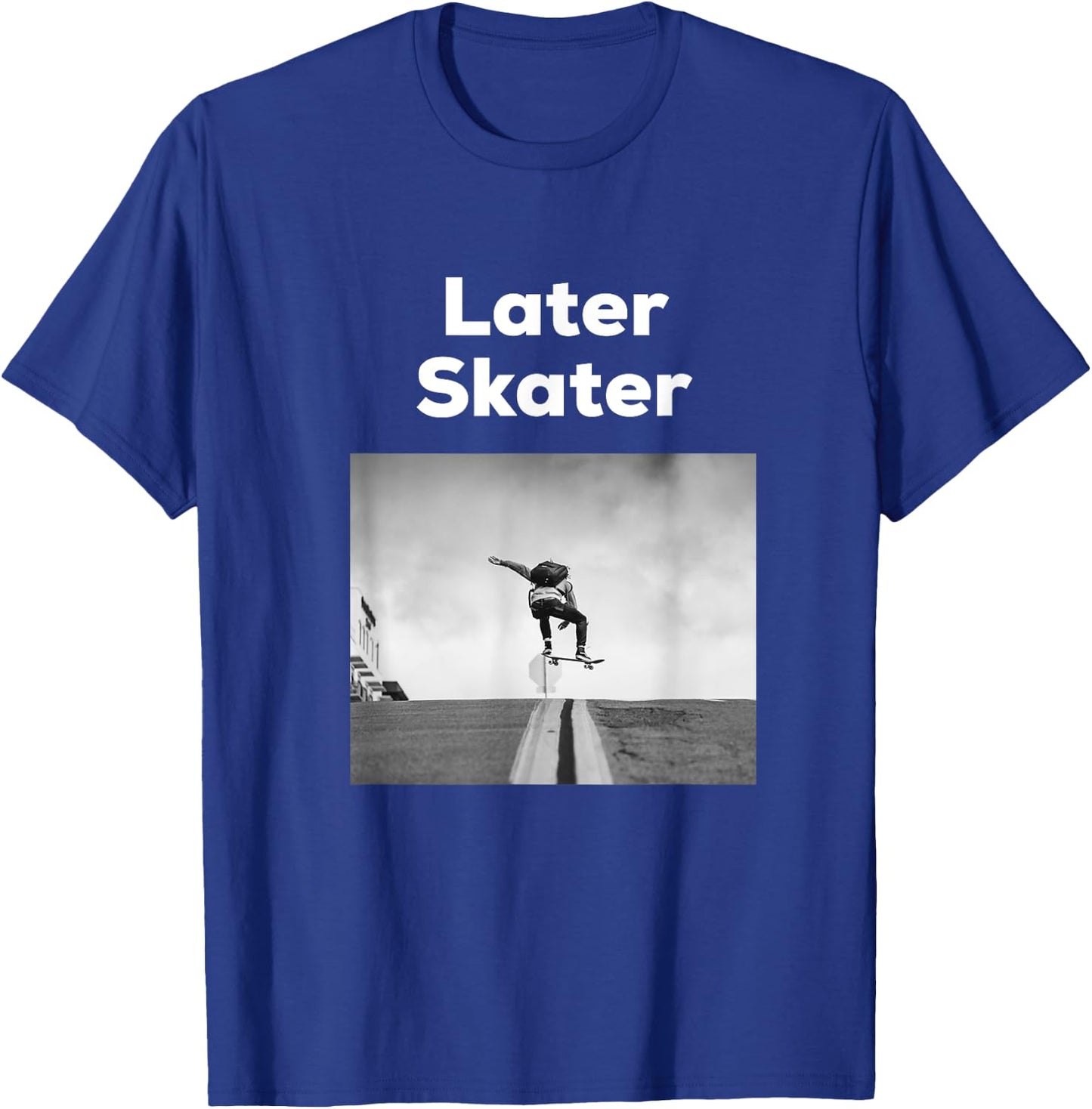 Later Skater T-Shirt - T-Shirt | Royal