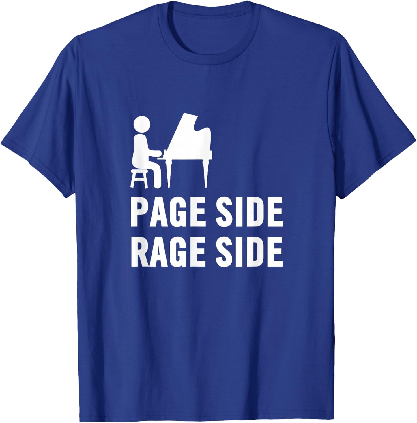 Page Side Rage Side Funny Jam Band Shirt, Lot Shirts T-Shirt - T-Shirt | Royal