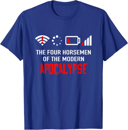 The Four Geeky Horsemen Men Women Kids Gift T-Shirt - T-Shirt | Royal