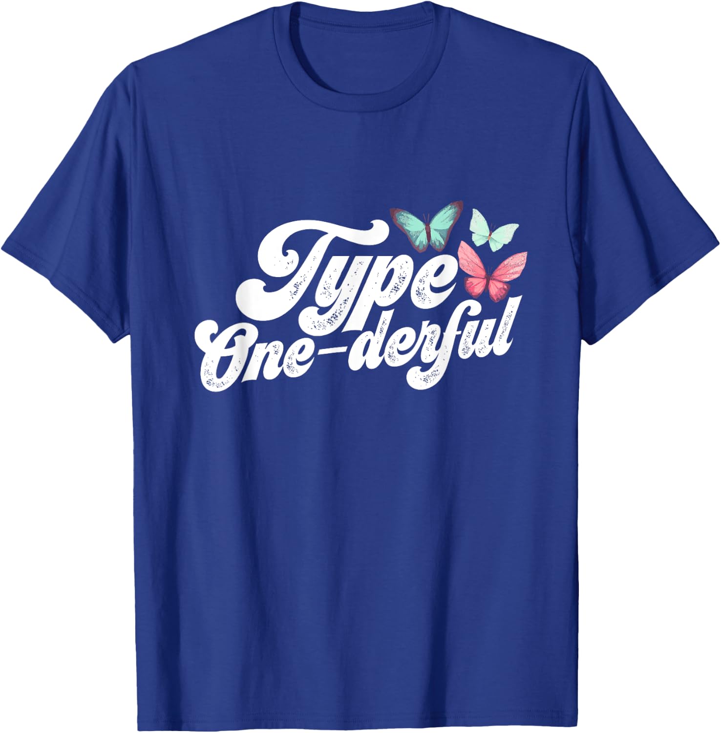 Type One-derful Diabetes T1D Youth Adult T-Shirt - T-Shirt | Royal