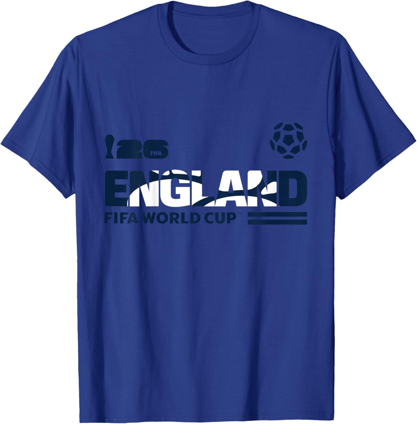 Kids FIFA World CUP26 Qualifier England T-Shirt - T-Shirt | Royal