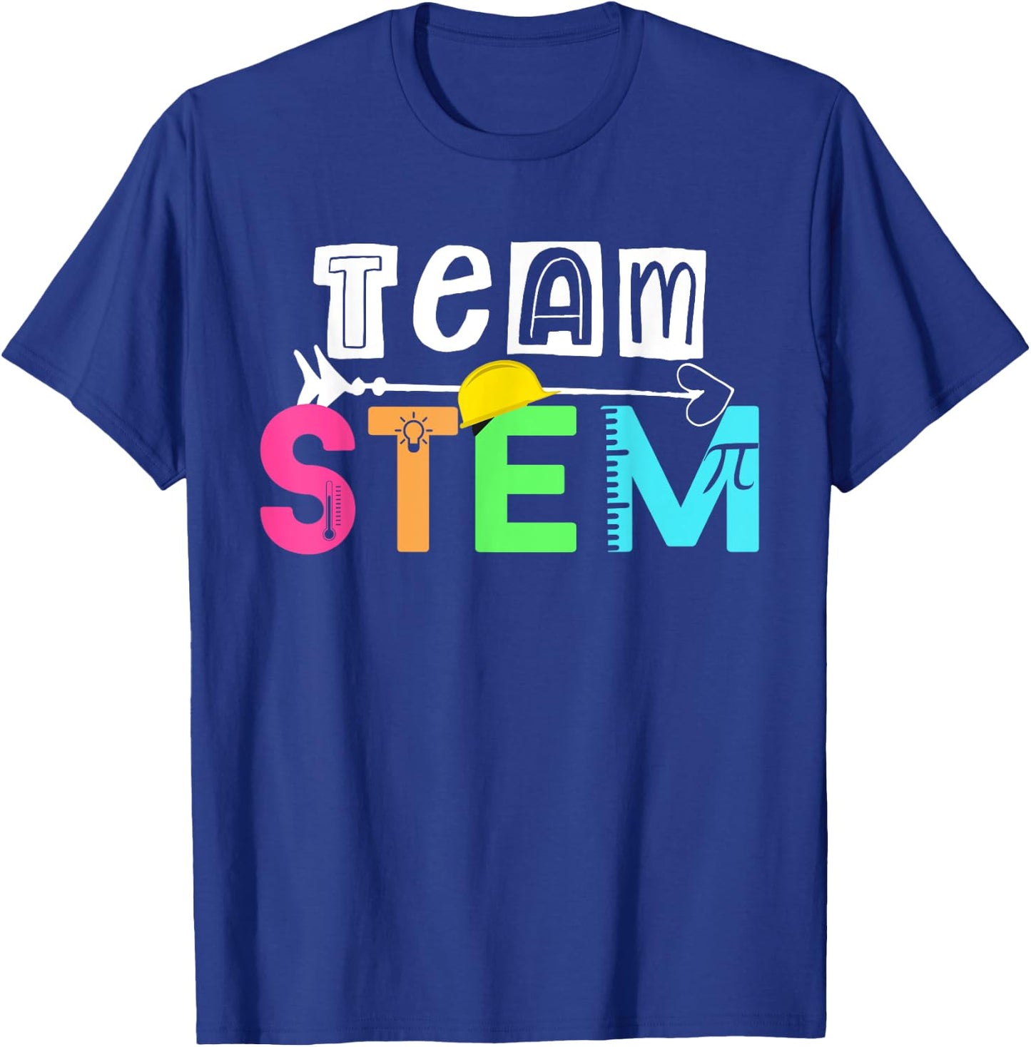 Team STEM Science Technology Engineering Math Teacher Gift Men Women Kids T-Shirt - T-Shirt | Royal