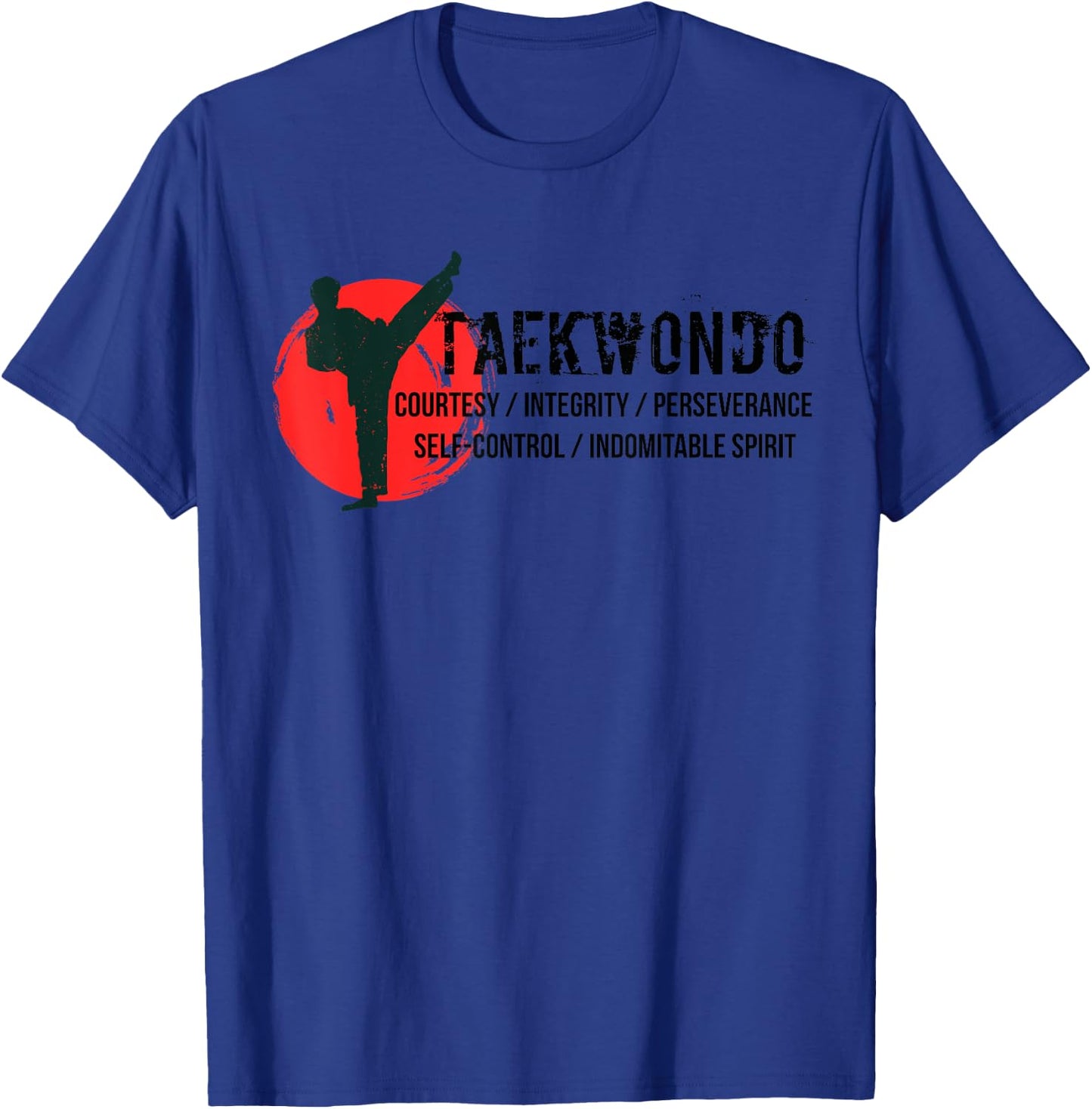 5 tenets of Tae Kwon Do product T-Shirt - T-Shirt | Royal