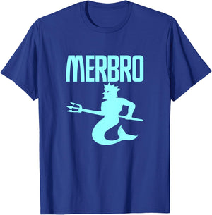 Majestic Merbro Swimming Merman Design For Boys T-Shirt - T-Shirt | Royal