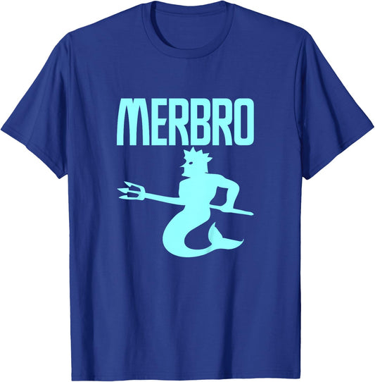Majestic Merbro Swimming Merman Design For Boys T-Shirt - T-Shirt | Royal