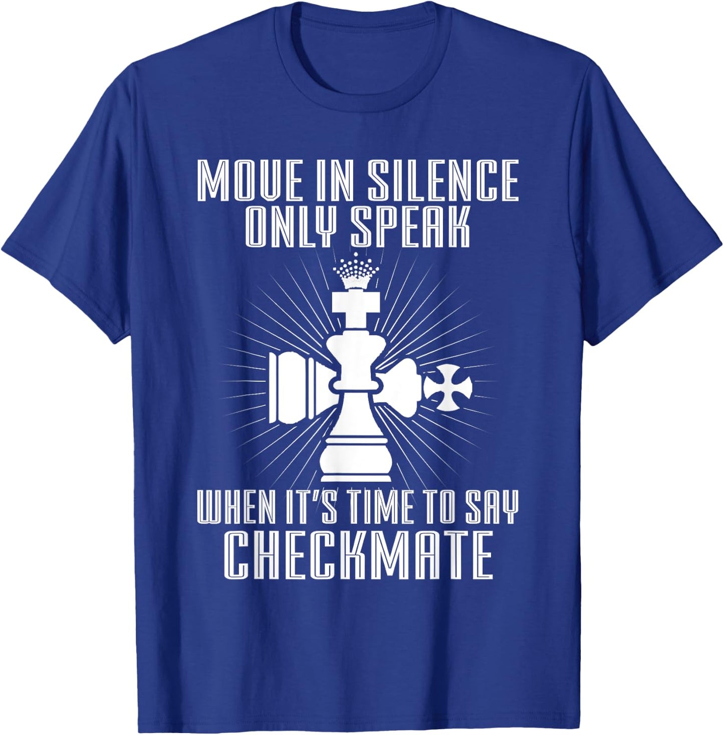 Checkmate T Shirt - Chess Game King and Queen T-Shirt - T-Shirt | Royal