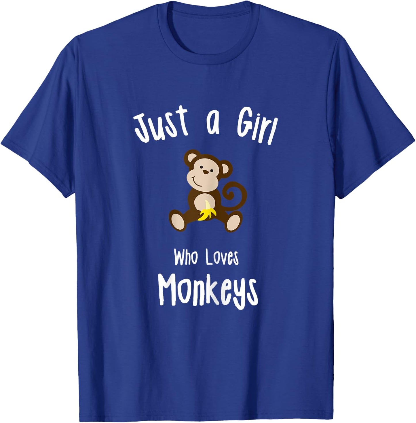 Monkey Shirt for Girls T-Shirt - T-Shirt | Royal