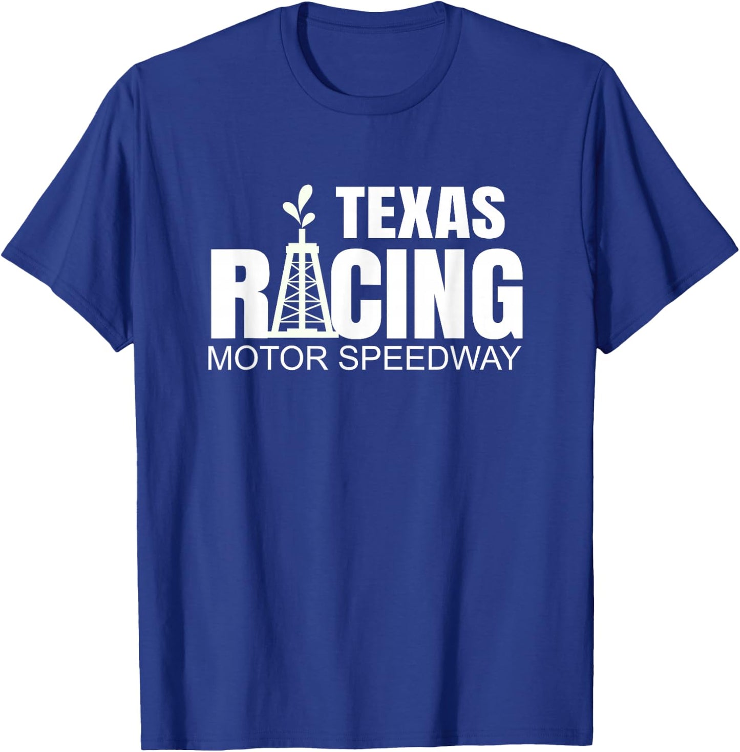 Texas Racing Gifts Texas Speedway Racetrack Car Racing T-Shirt - T-Shirt | Royal
