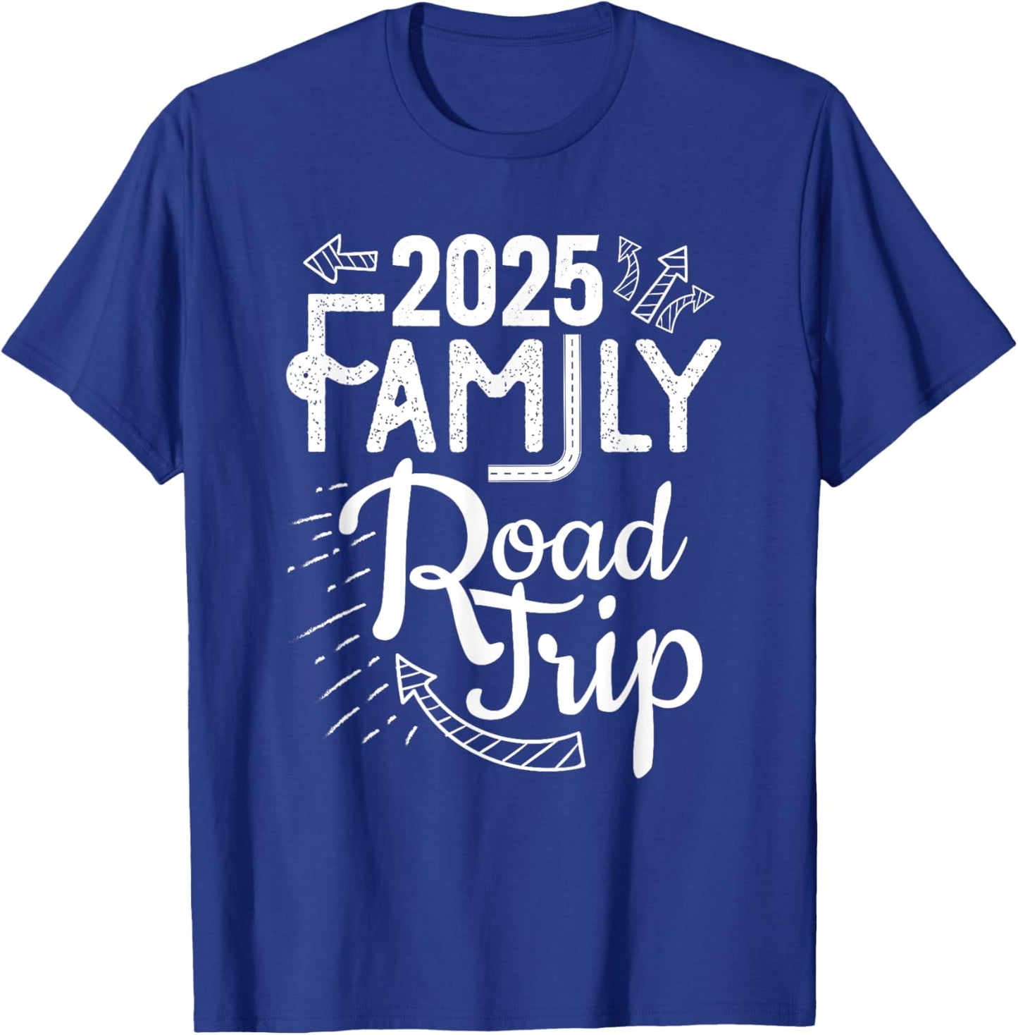2025 Family Road Trip Vacation T Shirt Matching T-Shirt - T-Shirt | Royal