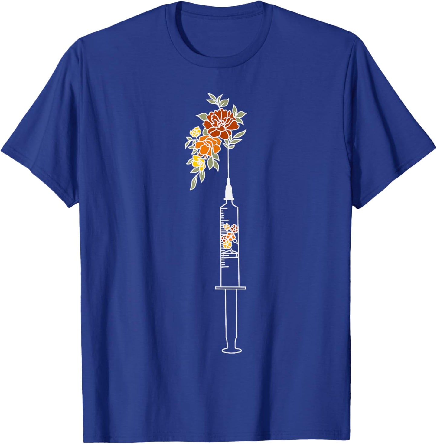 Aesthetic Nurse Injector Floral Medspa Botox Dealer Cosmetic T-Shirt - T-Shirt | Royal