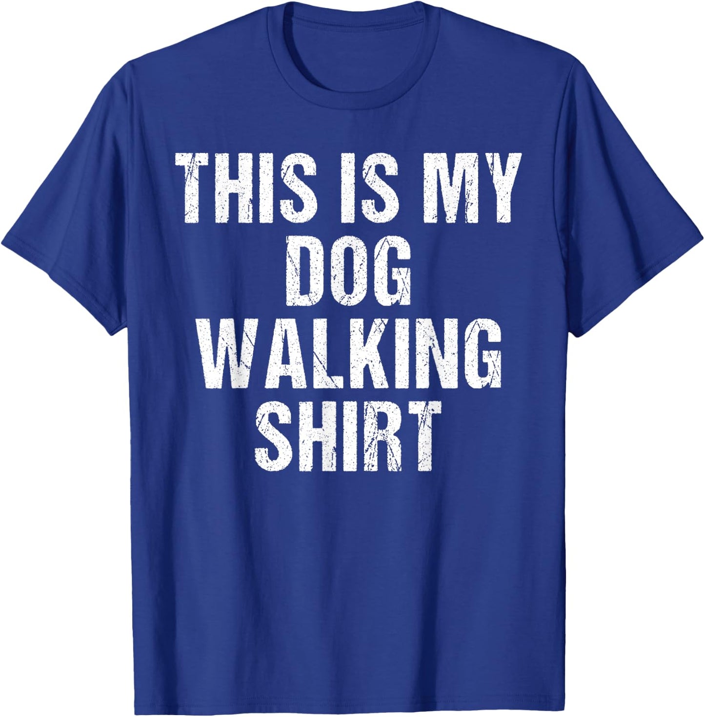 This Is My Dog Walking Shirt - Gift Dog Walker T-Shirt - T-Shirt | Royal