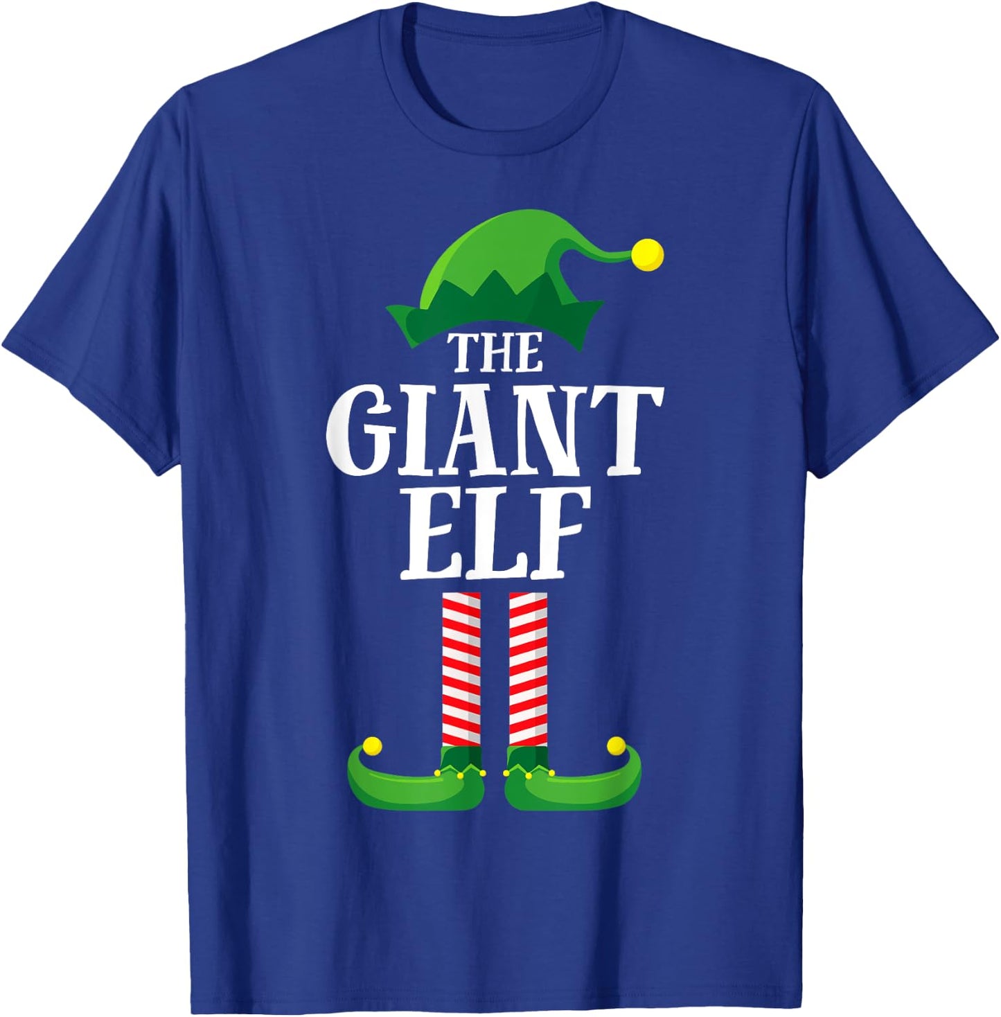 Giant Elf Matching Family Group Christmas Party Pyjamas T-Shirt - T-Shirt | Royal
