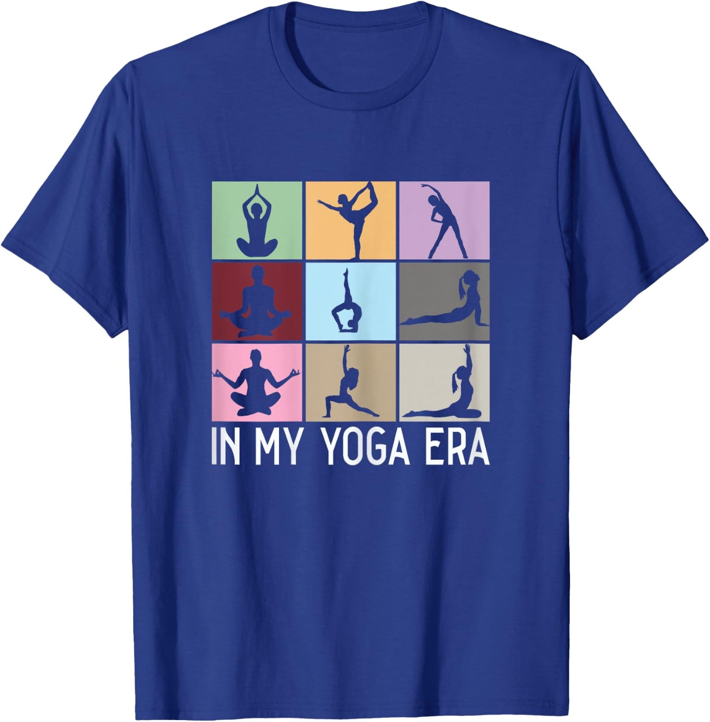 In My Yoga Era funny Girls Yoga Yogi Mom Meditation Namaste T-Shirt - T-Shirt | Royal