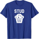Stud Muffin - Funny Retro Gift T-Shirt - T-Shirt | Royal