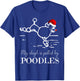 Poodle Christmas Shirt My Sleigh is Pulled by Poodles T-Shirt - T-Shirt | Royal