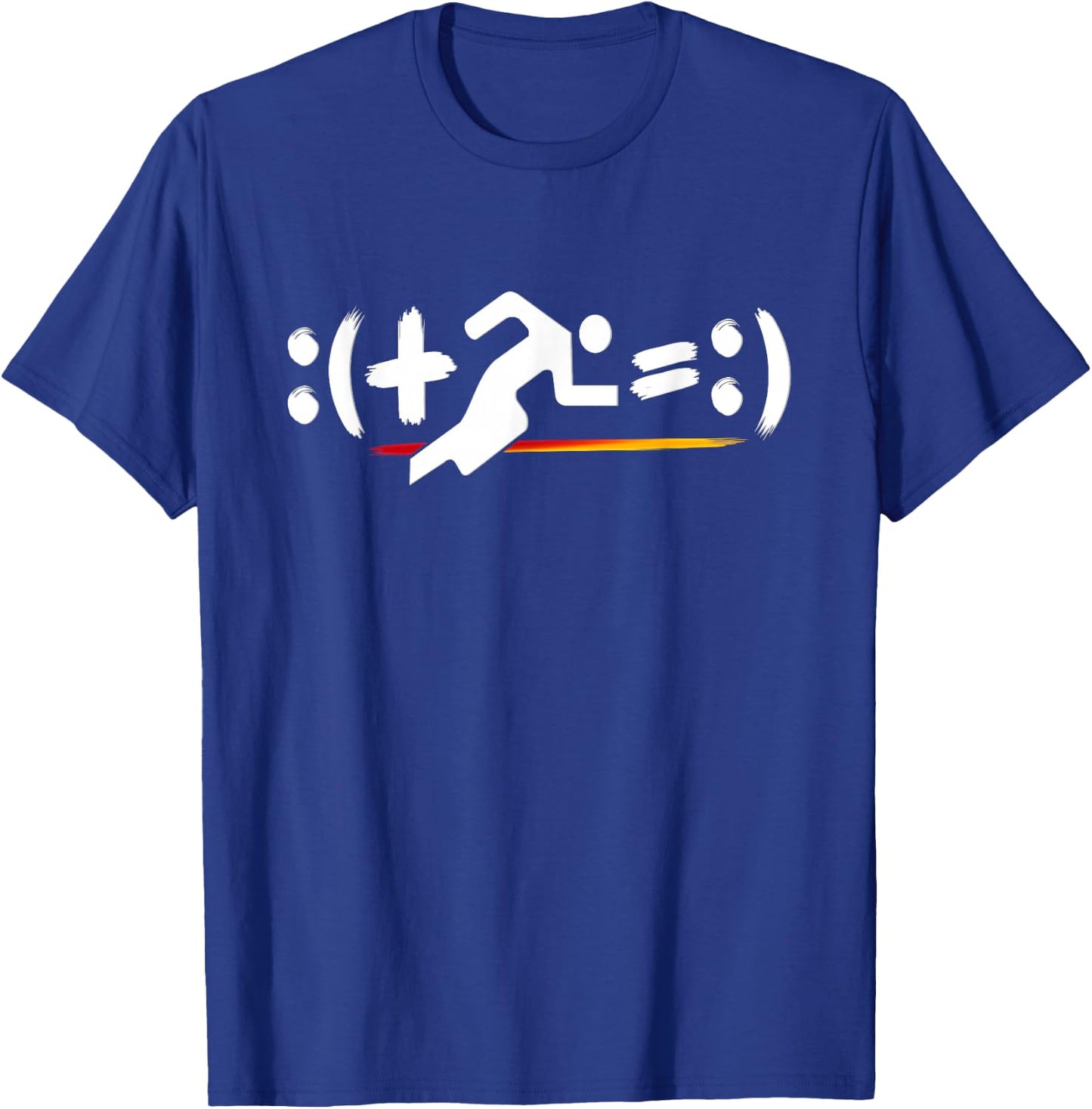 Running Math Equation With Math Symbols For Runners T-Shirt - T-Shirt | Royal