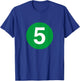 5 Line T-Shirt - T-Shirt | Royal