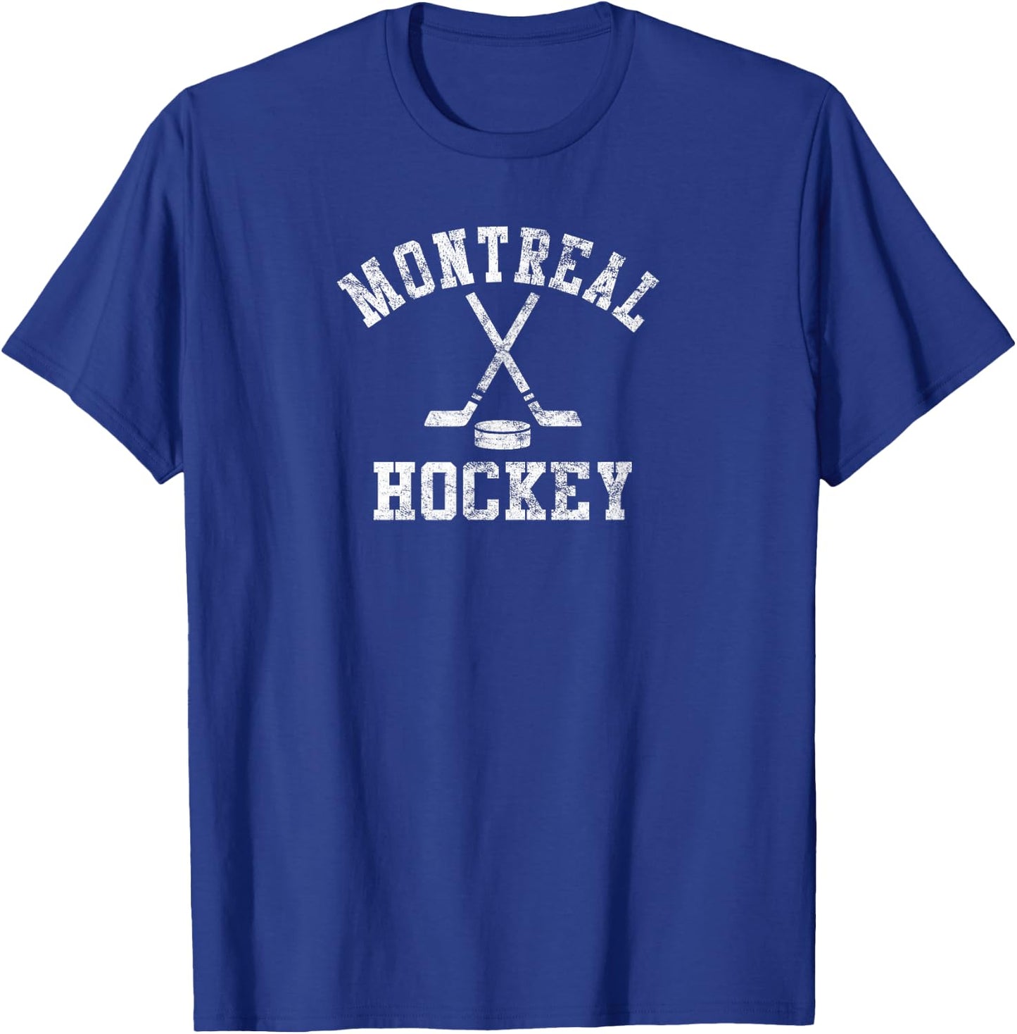 Vintage Montreal Hockey T-Shirt - T-Shirt | Royal