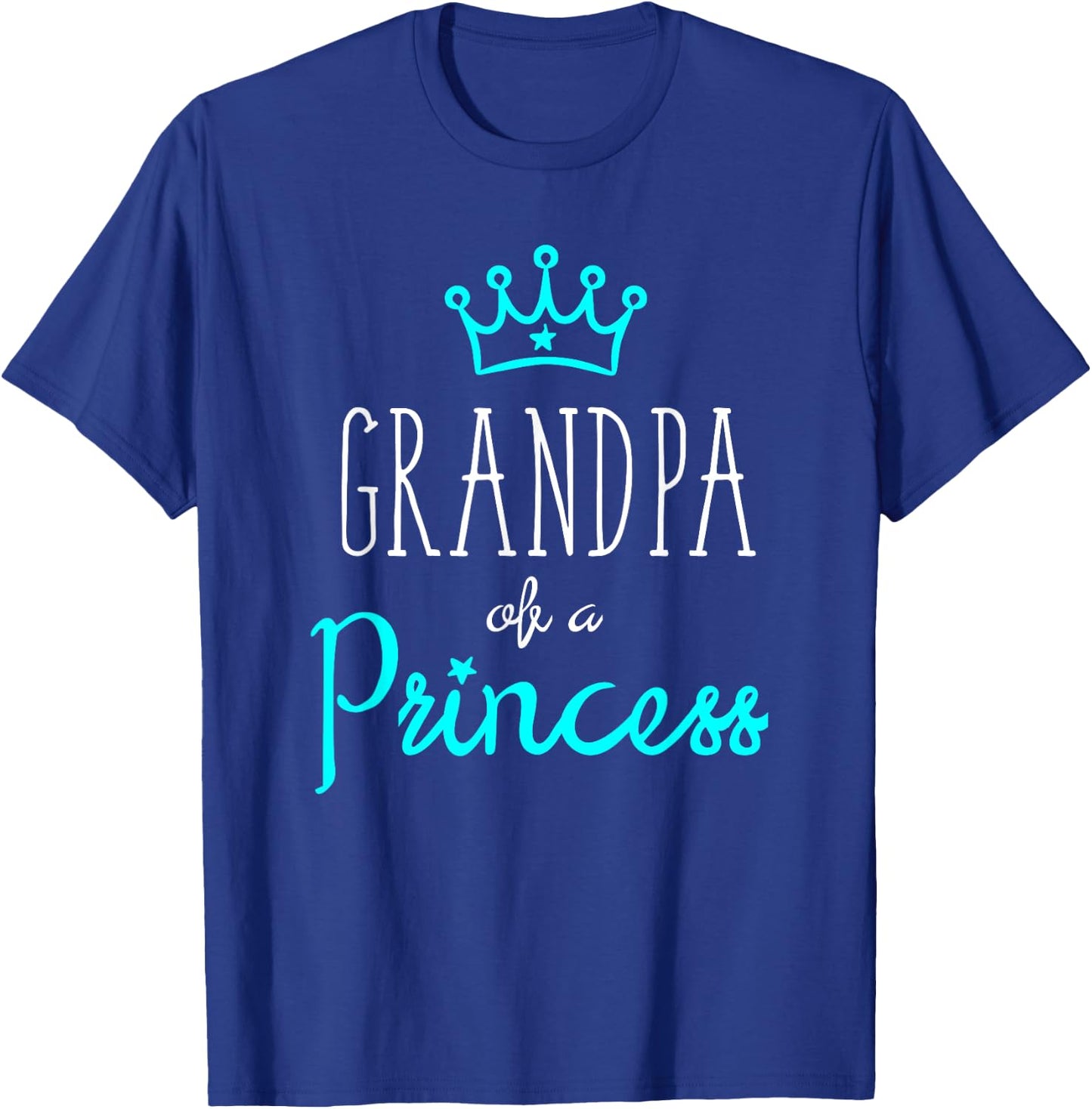 Grandpa Granddaughter Shirts Matching Set King and Princess T-Shirt - T-Shirt | Royal
