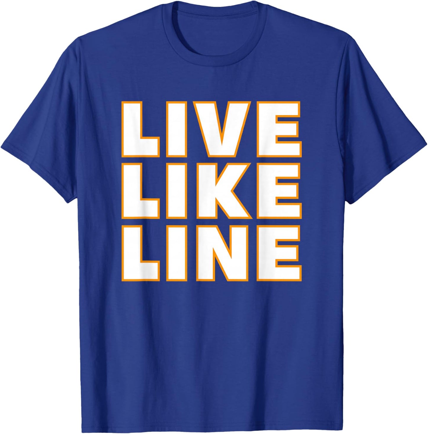 Live Like Line Volleyball Support T-Shirt - T-Shirt | Royal