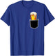 Cute Beer Mug In The Pocket Drinking T-Shirt - T-Shirt | Royal