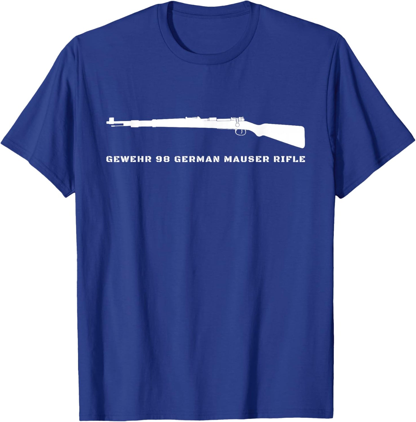 Gewehr 98 M98 Mauser German Bolt Action Rifle T Shirt T-Shirt - T-Shirt | Royal